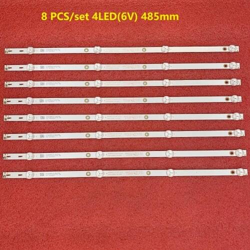 New Original 8 PCS/set LED backlight strip For P50FN0117K P50FN117K K500WDC2 K500WDC2178059 4708-K50WDC-A2113N01