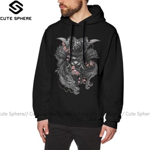 Samurai Hoodie Samurai Hoodies Cotton Purple Pullover Hoodie Long Oversize Popular Men Streetwear Warm Hoodies