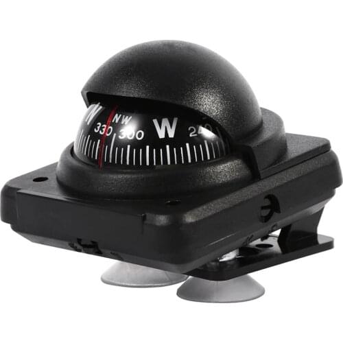Multifunction Universal Car Compass Mini Ball Dash Dashboard Car Mount Navigation Compass Camping Hiking Compass