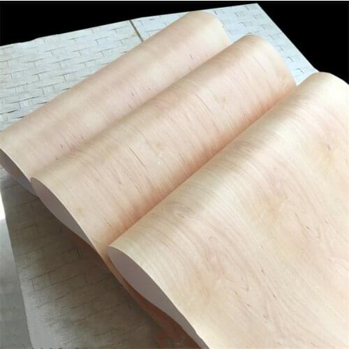Reconstituted Natural Genuine Canada Maple Wood Veneer Furniture Veneer about 60x250cm 0.3mm thick