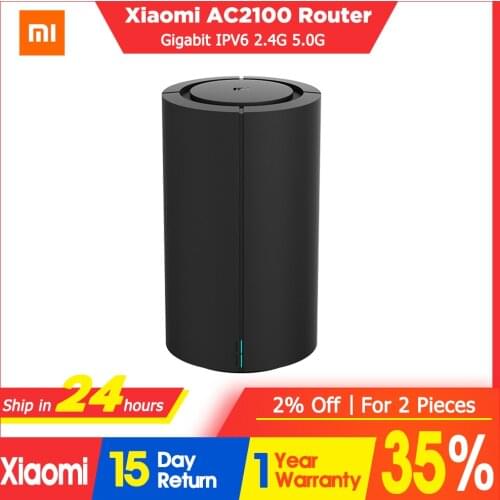 Xiaomi Mi AC2100 Router Gigabit Ethernet Port 5GWiFi 2.4G 5G 1733Mbps wireless Game home 360° Coverage through the wall APP