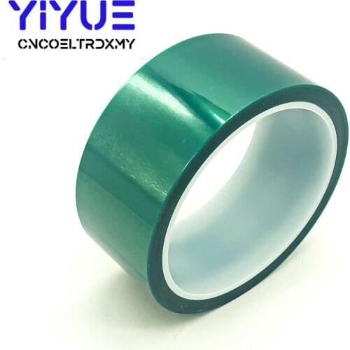 33M x 50MM Green High Temperature Resistant Tape Polyimide PET Tape For Electric Task/grills/powder coating