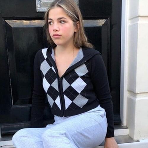 Women short Coat y2k Leather Coats Elegant Warm Long-sleeved knit jacket wind dropped shoulder Autumn Winter Female Outerwear