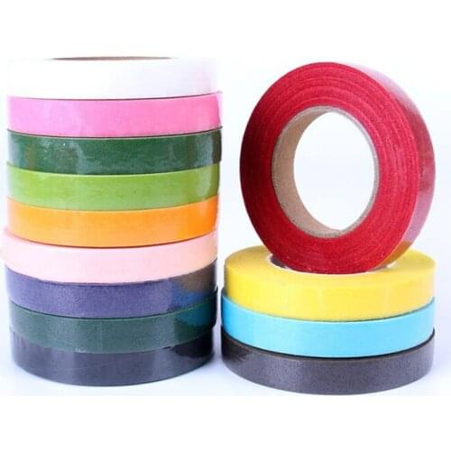 1 roll 30 Yard 12mm Floral Stem Tape Corsages Buttonhole Artificial Flower Stamen Wrap Florist Green Tapes Nylon Flower Supplies
