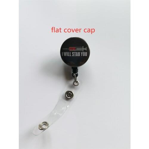 Nurse I Will Stab You Retractable ID Badge Reel 10pcs/lot