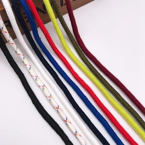 5mm Colorful Core Cord Woven Rope Belt Webbing Pants Trousers Sweater Hat Rope Lace Clothing Accessories