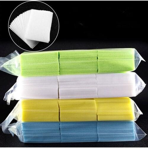 630/700PCS New Colorful Thicken Lint Free Nail Art Gel Polish Remover Cotton Pad Nail Wipe Nail polish Cleaning cotton