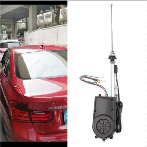 Car electric antenna antenna kit car signal booster 12V automatic power antenna outdoor vehicle antenna