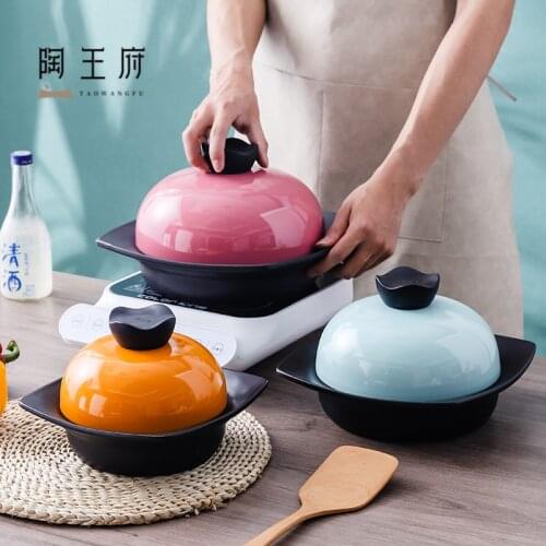 Free shipping Casserole Cooking Pot Ceramic Cookware Pot Cuisine