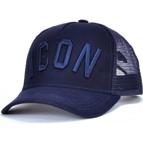 DSQICOND2 Maple Leaf Mesh Baseball Cap DSQ2 Letters High Quality Men Women Cap Custom Design ICON Logo Cap Bonnet Homme Dad Hat
