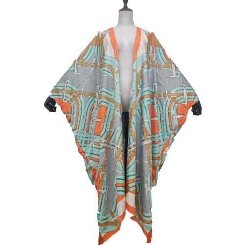 Oversize America Summer 2021 Sexy Lady Swimwear Kimono For Holiday Beach Bohemian Traditional Kaftan Clothes For Lady