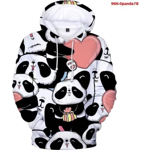 3-14 Years Kids Hoodie Chinese Panda Hoodies Boy Girls Sweatshirt Harajuku Pattert Sportswear Cute Children Clothes