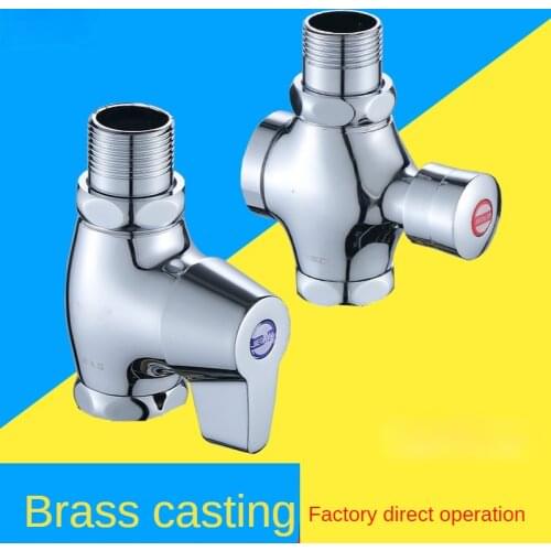 Toilet Flushing Valve Hand-held Toilet Switch Valve Toilet Valve Toilet Time Delay Valve Squatting Pan Quick Open Flushing Valve