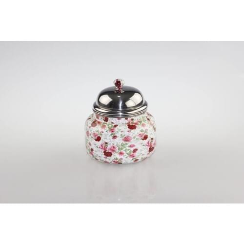 Ancel Enamel Square Storage box 17*17*17 cm