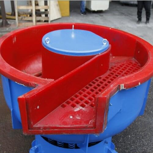 450L Vibratory tumbler polisher for metal with separator heavy duty Vibratory Polishing Machine Deburring Tumbler Machine