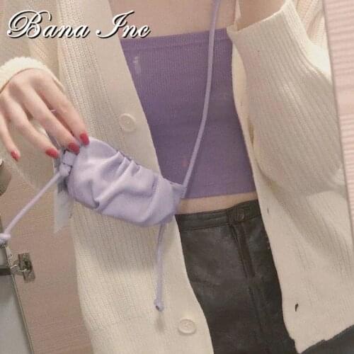 Mini Shoulder Bags For Women Small Cute Clutches Dumpling Bag Ladies Cloud Pouch Fashion Hand Bag Female Handbag And Purse