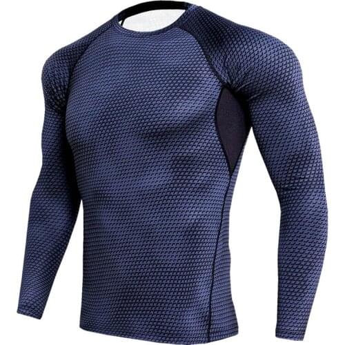 New Long Sleeve Sport Shirt Men Quick Dry Running Shirt Men Fitness Gym Shirt Clothing Sports Running Training T-Shirt