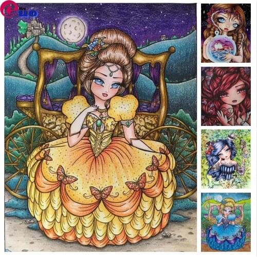 Full Drill Diamond Painting Scenery Diamond Art Mosaic Pastoral Embroidery Portrait Home Decoration