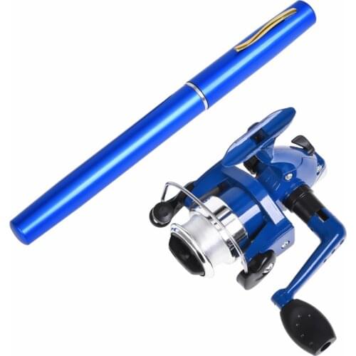 Portable Pen Rod Fishing Sets Mini Telescopic Fishing Rod Pole + Reel Pocket Fishing Reel Accessories