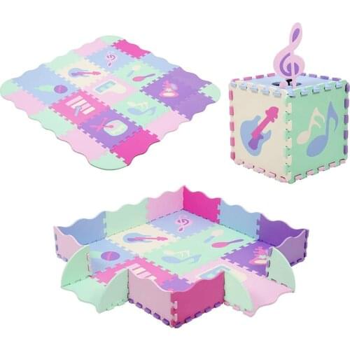 Foldable Baby Play Mat Puzzle Mat Soft Educational Childrens Carpet in the Nursery Crawling Pad Kids Rug Activitys Games Toys