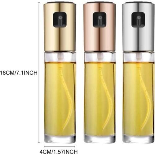 Kitchen Baking Oil Cook Oil Spray Empty Bottle Vinegar Bottle Oil Dispenser Cooking Tool Salad BBQ Cooking Glass Oil Sprayer