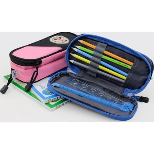 Student Pencil Pouch, The Pen Bag For 6-12 Years Old Boys And Girls, Large Capacity Multi-Compartment Pencilbags