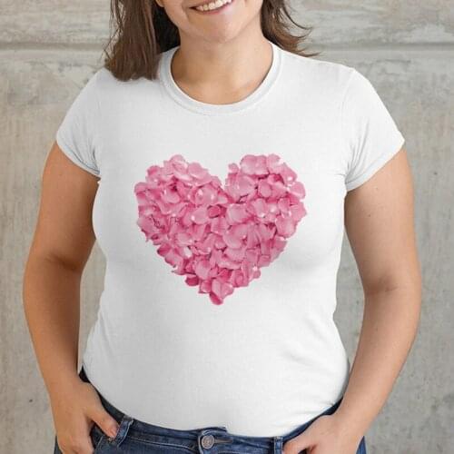 2021 Women T-shirts Casual Harajuku Fashion T-shirt Ladies Print Loose O-neck Short Sleeve Summer Home Tee Shirt femme Plus Size