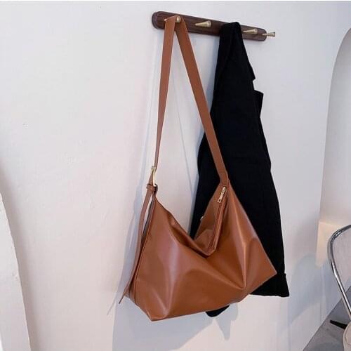 PU Leather Purses and Handbags for Women 2021 Designer Luxury Girls Female Shoppers Solid Color Large Capacity Crossbody Wallets