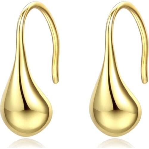 2019 New Fashion Real 925 Sterling Silver Waterdrop Earrings For Women Elegance Earrings Fine Jewelry Accessories