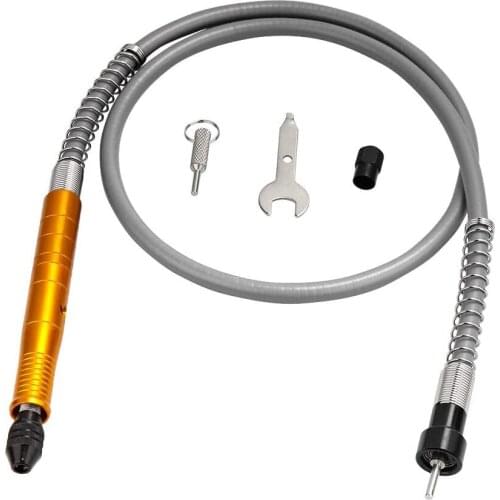 3.175mm Electric Grinder Extension Flexible Shaft Adapter Keyless Chuck Dremel Power Rotary Grinder Accessories Tool Rod Hose