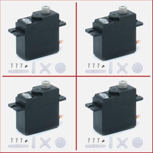 4PCS JX Servo PDI-1181MG 18g 3.5KG Metal Gear Digital Core Servo 3.5kg for RC Car B1/16/24 C14/24 Helicopter Boat Airplane
