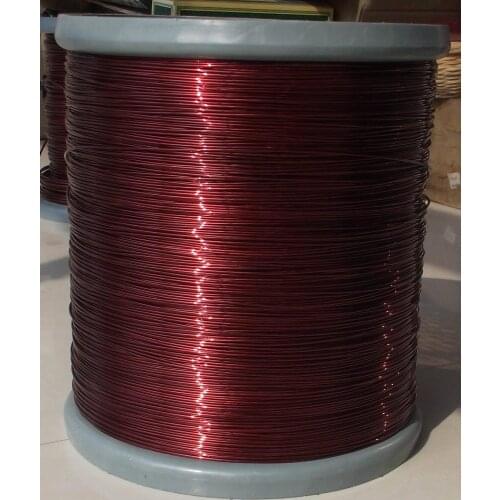 50meters/lot 1.25mm mm QZY high-temperature enameled wire polyester imide enamelled round copper wire QZY-2-180