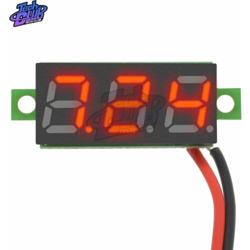 DC 2.5V-30V Mini Digital Voltmeter Voltage Tester Meter 0.28 Inch LED Screen Electronic Parts Accessories Digital Voltmeter