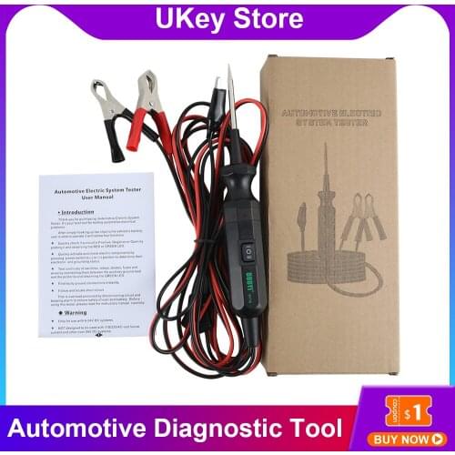 DY18 Car Circuit Tester Power Probe Automotive Diagnostic Tool 12V 24V Electrical Current Track Locate Short Circuits