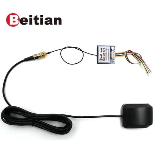 BEITIAN UART TTL level GLONASS GPS module with external GLONASS GPS antenna FLASH BN-280G