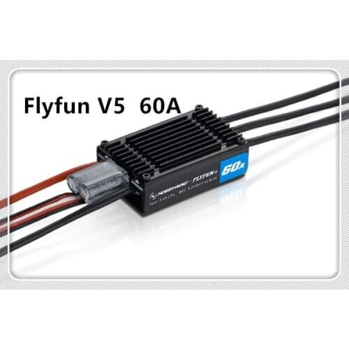 Hobbywing FlyFun V5 60A ESC 3-6S Lipo Brushless Electrical Speed Controller Motor for Drone Airplane
