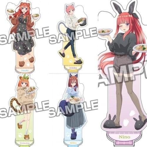 Anime The Quintessential Quintuplets Nakano Ichika Miku Acrylic Stand Figure Model Plate Cosplay Decor Cook Girl Series Gifts