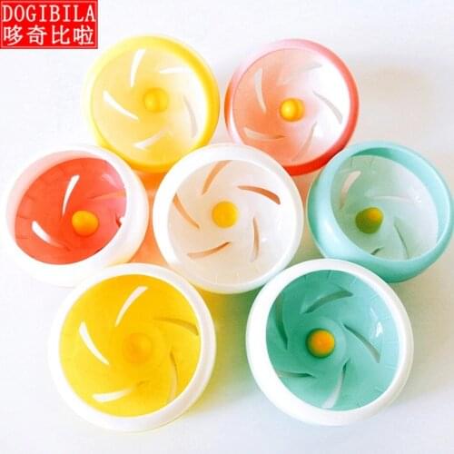 Creative Hamster Wheel Silent Rotatory Jogging Wheel Exercise Wheel Small Animal Exercise Supplies PP Plastic Pet Accessories