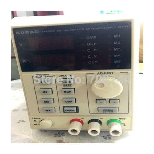 KORAD KA6005D -Precision Variable Adjustable 60V, 5A DC Linear Power Supply Digital Regulated Lab Grade