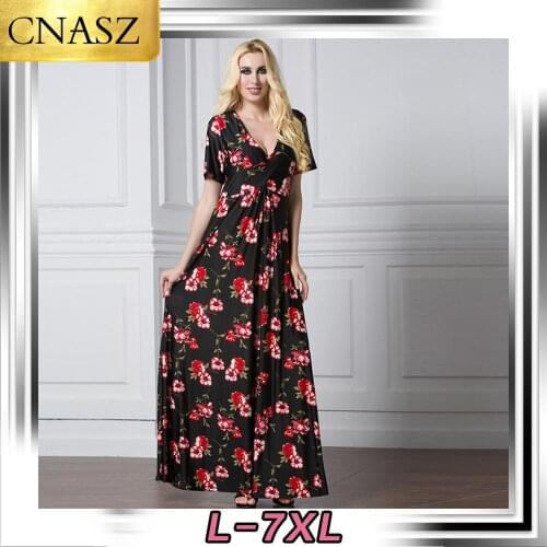 2020 Latest Muslim Plus Size Womens Islamic Turkey Morrocan Boho Dress Ice Silk Vacation Beach Skirt Middle East Printed Dress