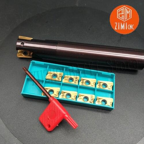 TE90AP 225-25-17-150L R0.8 Right Angle Clear Angle Milling Cutter bar+10pcs APKT1705 PER-EM Square Shoulder Milling Cutter