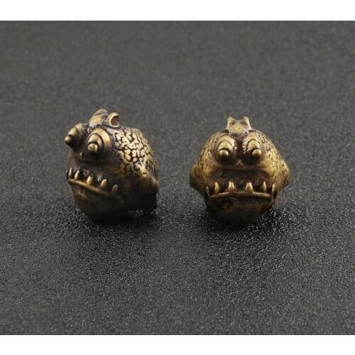 1pcs Toad Knife Beads Frog Pendant Accessories Rope Paracord Bead DIY Key Chain Pendant