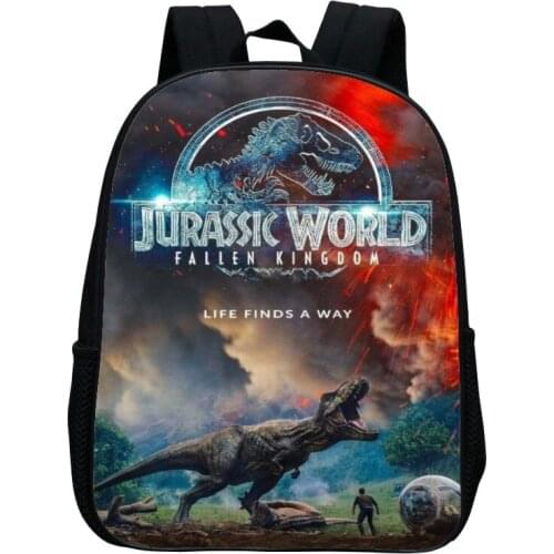 12inch Dinosaur Pattern Children Kindergarten Backpack Cool Printed Kids School Bags Bookbags Rucksack Child Start School Gift