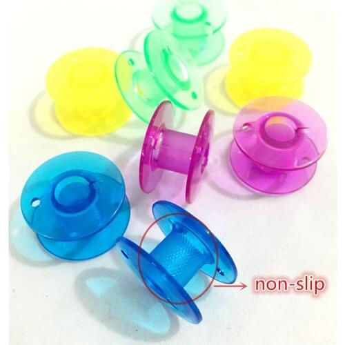 25pcs Empty Clear Bobbins fit Bernina Sewing Machine Spools AA7270