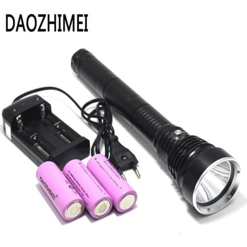 5000LM Diving Flashlight Underwater Torch Ultra Fire XM-L L2 LED Waterproof Lamp Light 26650 for diving fishing hunting