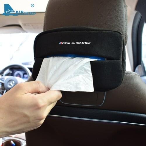 AIRSPEED Portable Car Tissue Box Holder Cover for BMW E46 E39 E90 E60 E70 E36 E53 F30 F10 F20 F31 F11 F07 G30 G20 Accessories