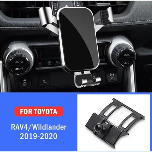 Car Mobile Phone Holder Special Mounts Stand GPS Gravity Navigation Bracket For Toyota Rav4 Wildlander 2019 2020 Car Accessories