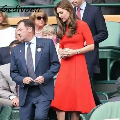 Однотонные летние платья Gedivoen China At AliExpress