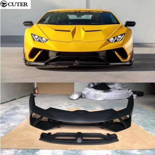 LP610 LP580 car body kit Carbon fiber FRP racing version front bumper For Huracan LP610 change to LP640 racing style 2015