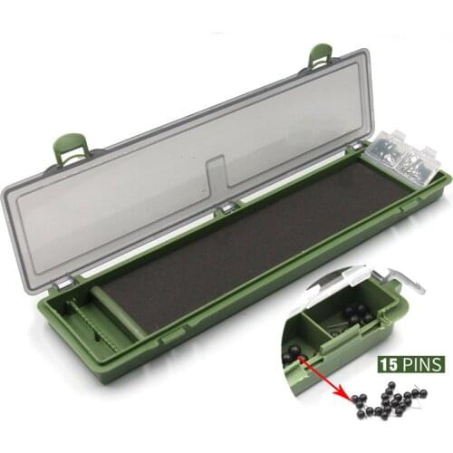 Multi-function Separate Grid Carp Fishing Tools Box Lure Bait Storage Boxes Fishing Hook fishline Hair Rig Container Organizer